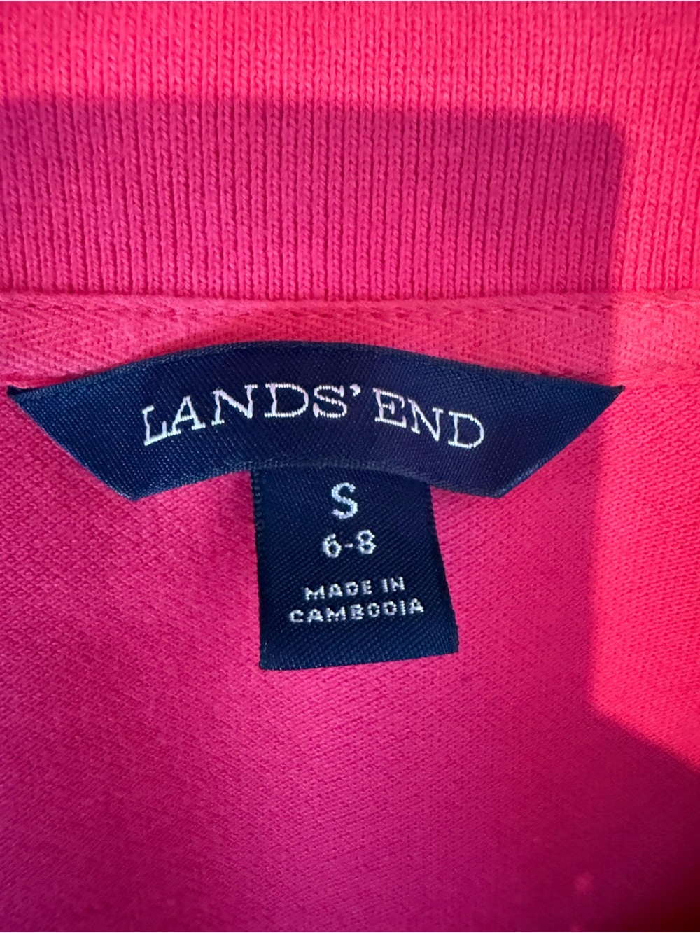 Lands’ End Pink Polo Dress – Women’s Small (6-8) - Picture 8 of 10
